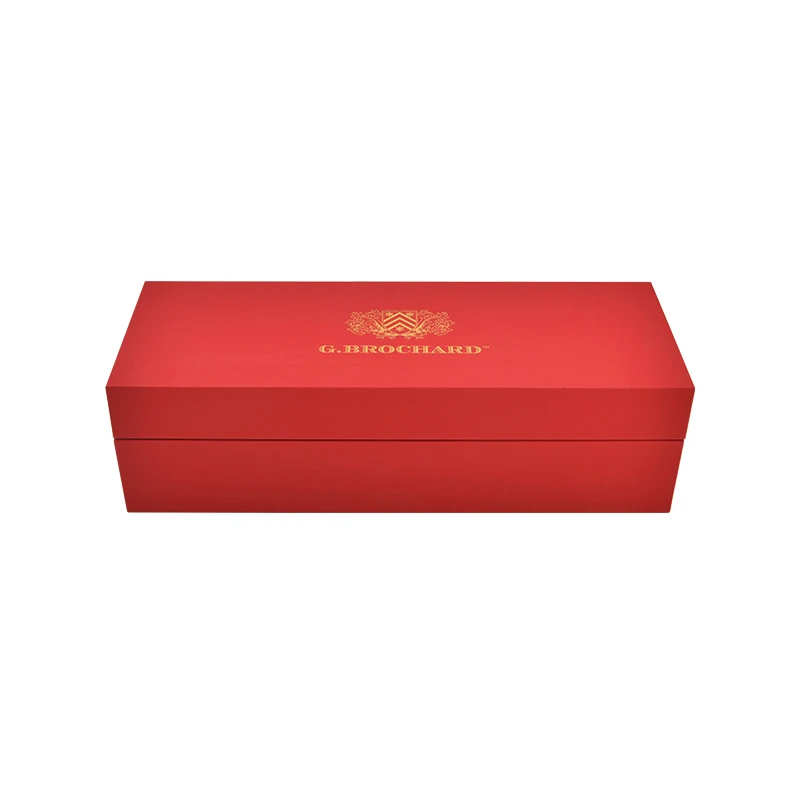 Wholesale Custom Personalized Logo Single Red Wine Storage Packaging Box Red Wine Gift Box with Custom Logo