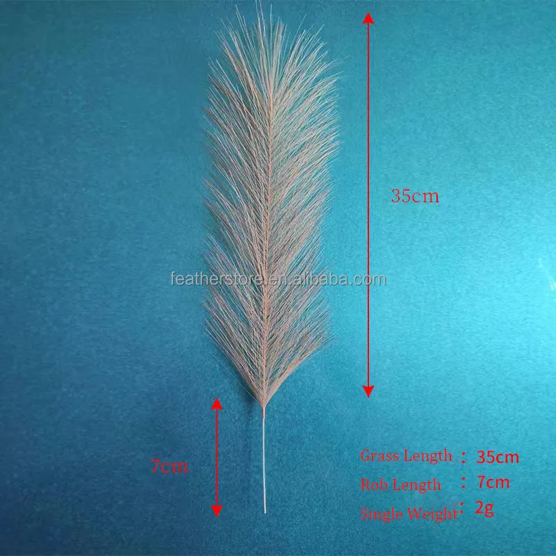 Carnival supplies Artificial pampas grass simulated feather wedding props reed hair wholesale