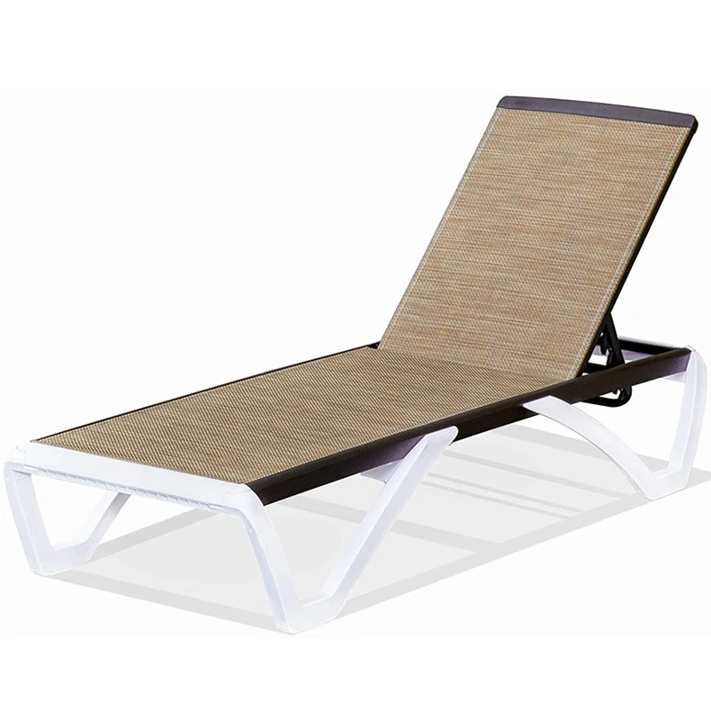 High Quality Swimming Pool Chaise Lounge Chair Outdoor Sun Loungers Patio Lawn Deck Beach Chair