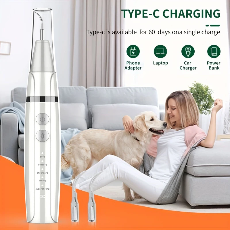 pets products 2024 dog dental electric flosser ultrasonic cleaner brush teeth electric dog teeth whitening