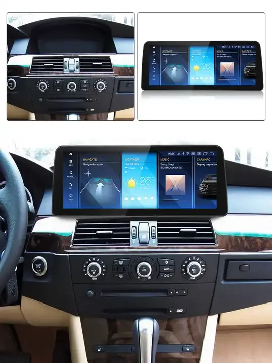 Meihua Android13 автомобильный DVD-плеер для BMW X5 E60 E53 F30 F80 CCC CIC 12 3 дюймов 10 25 навигационный сенсорный экран