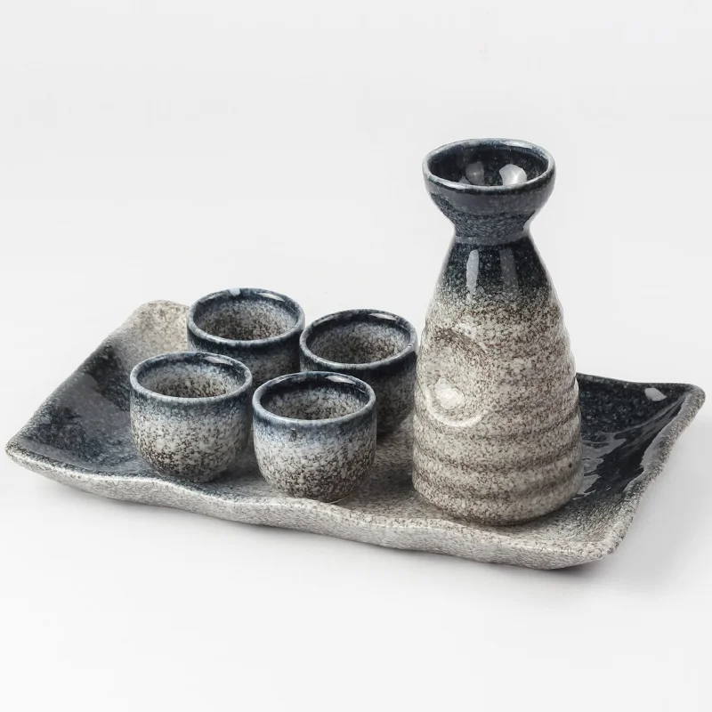 Hot Sale Japanese  Personalized  Restaurant/Hotel Ceramic Sake Cup/ Tea Mug Sets