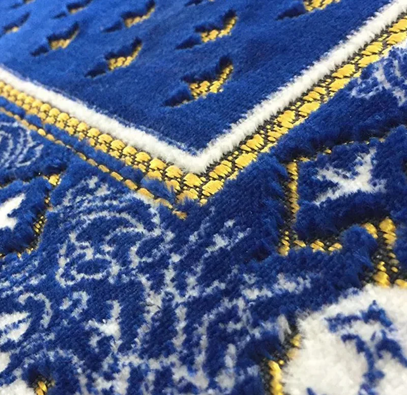 Happy Textile ISO Certificate Exquisite cotton yarn Material Prayer Mat,Durable Islam Prayer Ma  islamic portable