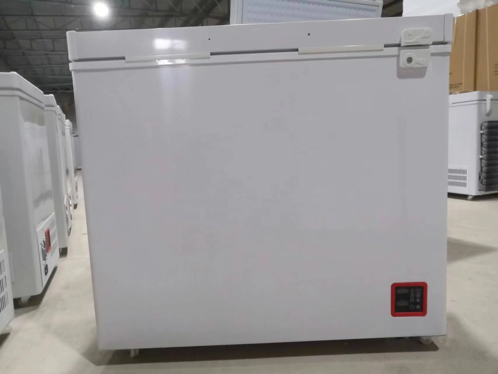 High quality BC/BD-88 88liter DC compressor 12v 24v  Solar car fridge chest freezer direct cooling homeuse portable size