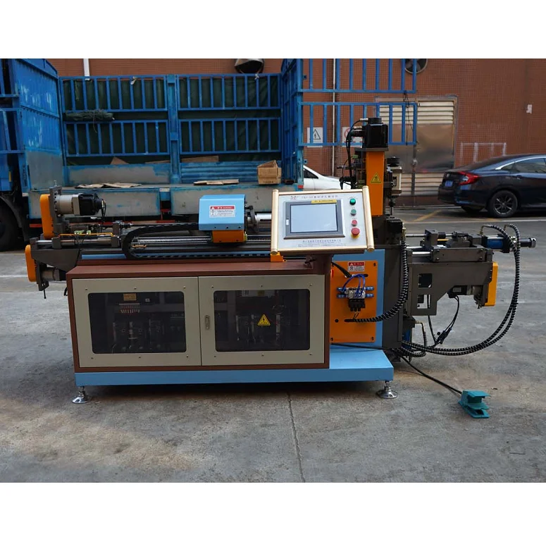 Cnc Automatic Copper Aluminum Pipe Drilling Tube Punching And Flanging Machine