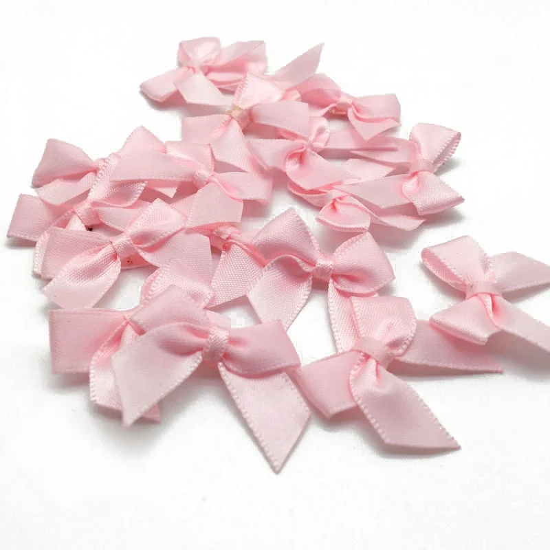 6MM Width Satin Ribbon Mini Bow for Lingerie Decoration