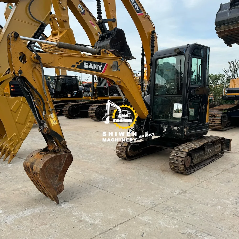 Used SANY35u excavator with cabin SANY mini excavadora SY35u SY55c SY60c SY75c SY95c crawler excavator SANY excavator price low