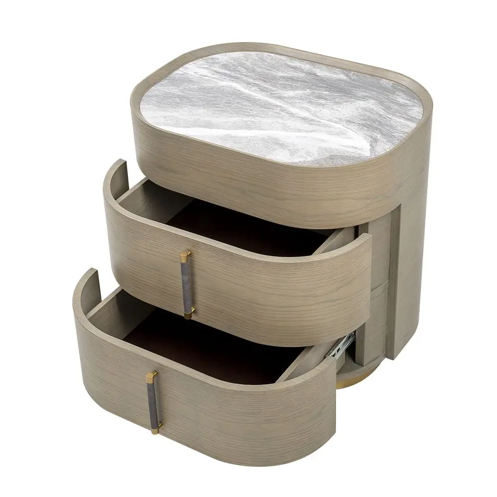 
New Listing High Quality Simple And Modern Simple Art Style Bedroom Set Bedside 