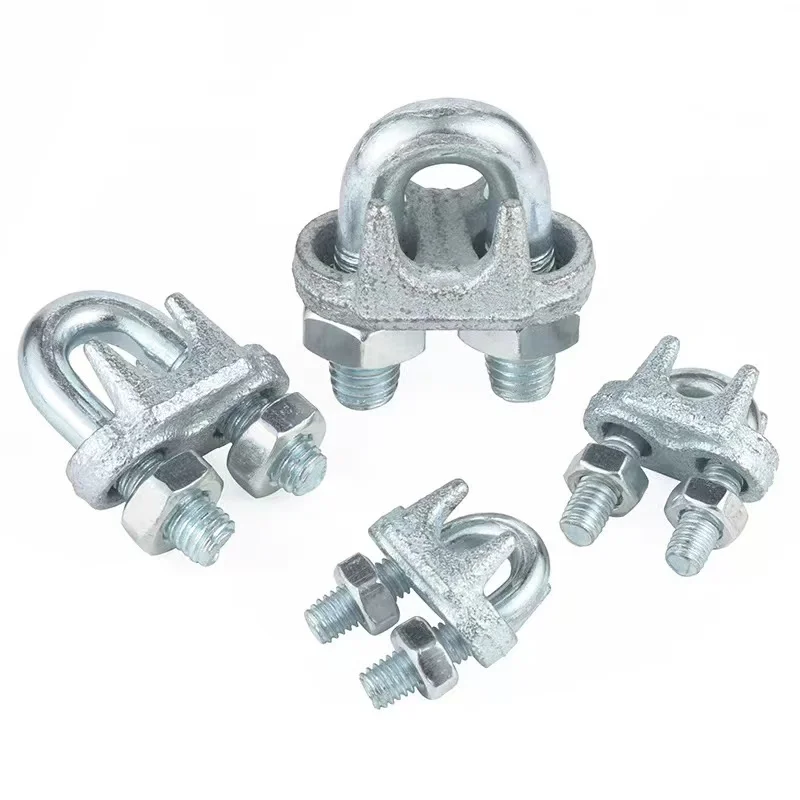 Hebei Factory Supply Fasteners Cable End Connections Clips Huge Quantity of Wire Rope Clamps in Stock