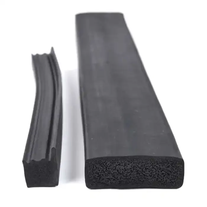 D type car hood rubber seal/ P shape window rubber strip/EPDM foam 2 meters rubber seal silicon strips