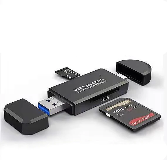 USB Type C OTG Card Reader Writer USB 3.0 Type C SD TF Memory Card Reader Type C To TF SD Adapter