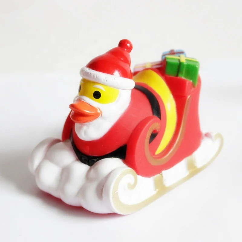 Promotion Soft OEM Scream Squeaky Rubber Baby Gold Bath Duck Toy