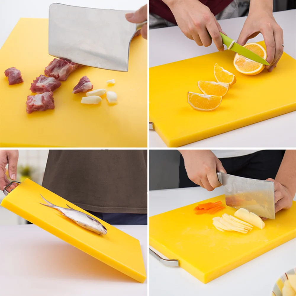Factory Wholesale pp pe hdpe plastic Kitchen Chopping Board Cutting Board for Cutting Fruit Vegetable Meat
