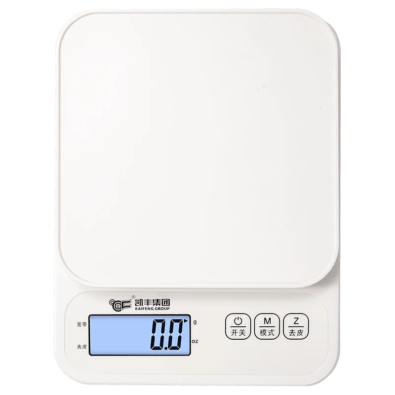 cheap KFS-X3 5kg 7kg 10kg new design LCD display home electronic digital kitchen scale cake weighing scale white pink
