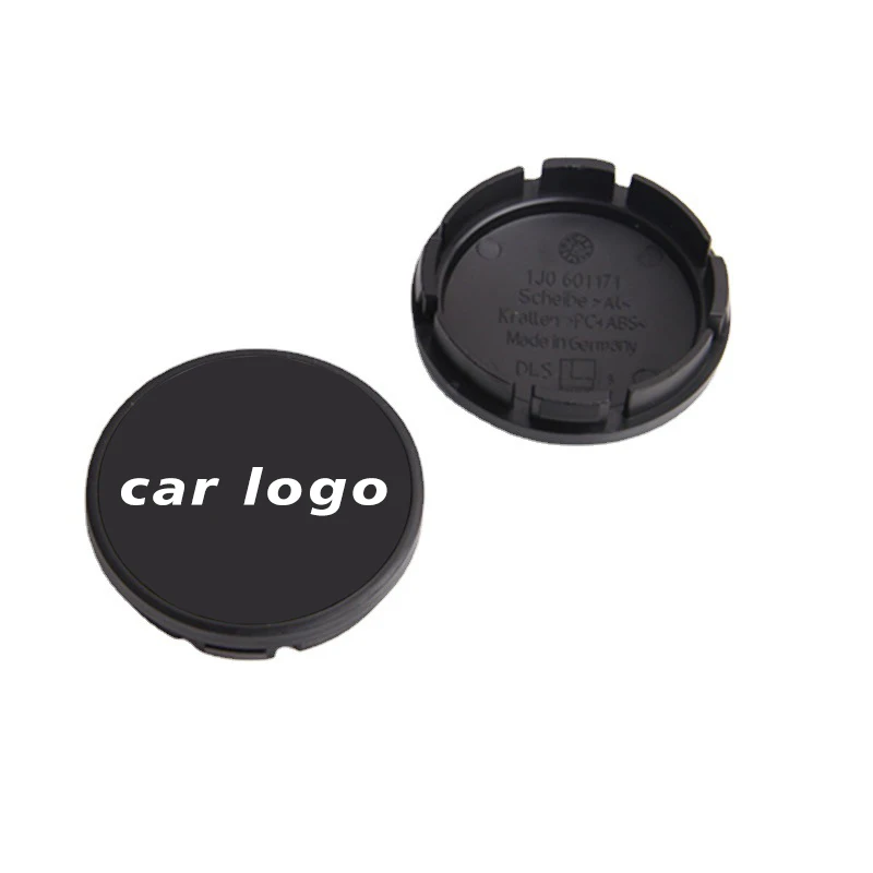 for Volkswagen 55mm 56mm 60mm 63mm 65mm 70mm 77mm Black Chrome Wheel Center Caps Hubcap Cover