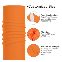 2022 Premium swan ice spandex polyester stretch seamless tubular fabric tube bandana raw material for sublimation printing