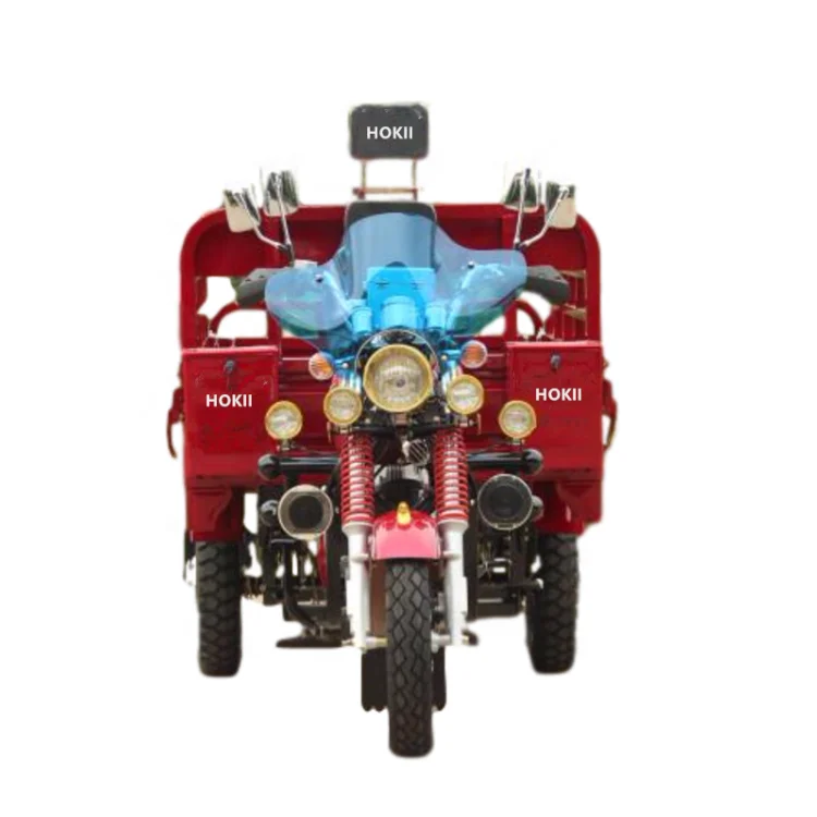 Hokii Motorcycle Three Wheels Tricycle Taxi Moto Thermique 1000kg Cargo Tricycle For Delivery