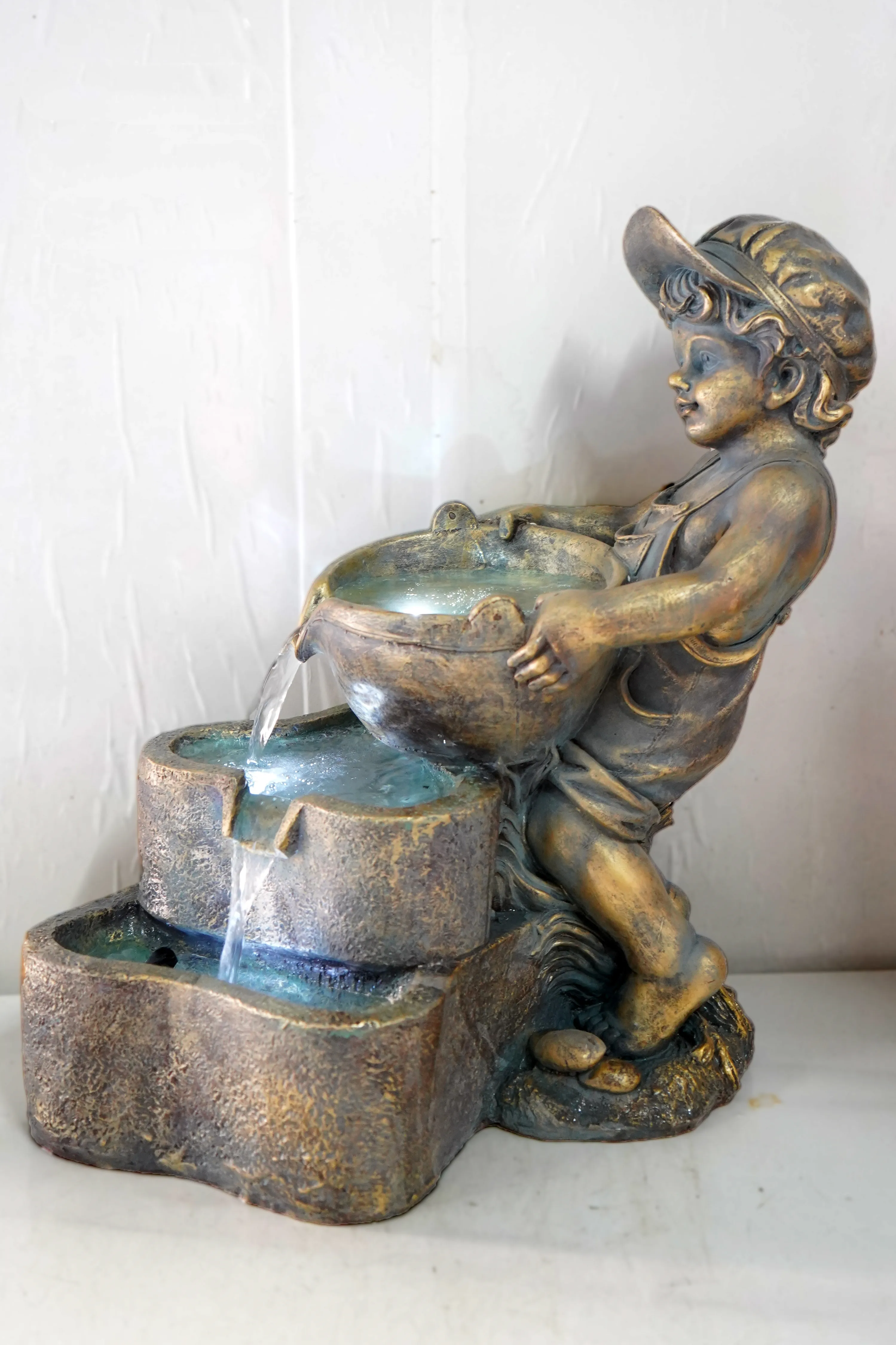 Hot Sale Factory Supply Angel Water Fountain Indoor Modern House Decor Water Fountain