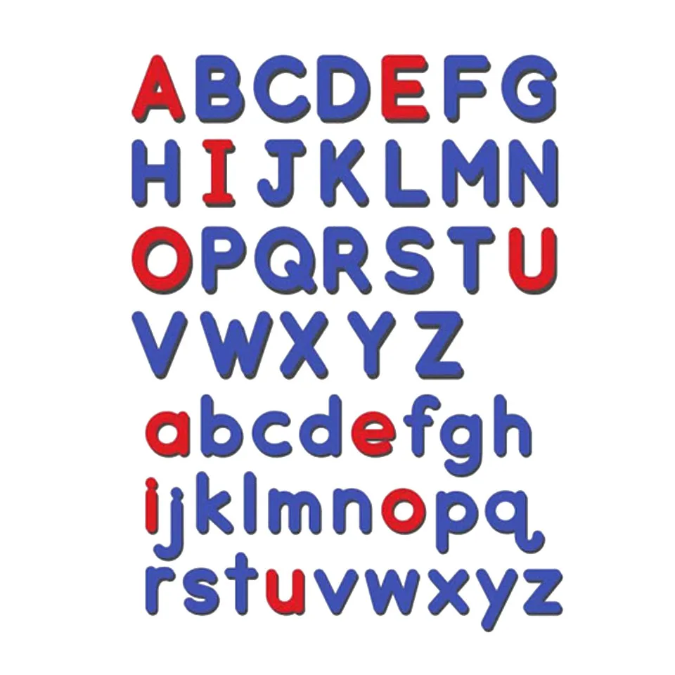 MINED Promotion Colorful EVA Decorative Magnetic Alphabet 3D Foam Magnetic Letters for Education Toys