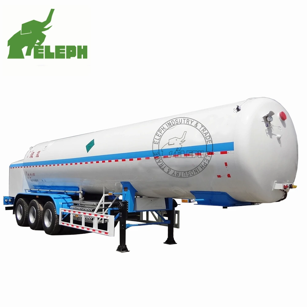 stainless steel lng plant gas storage tank semi trailer cryogenic tanker gas in kenya 07