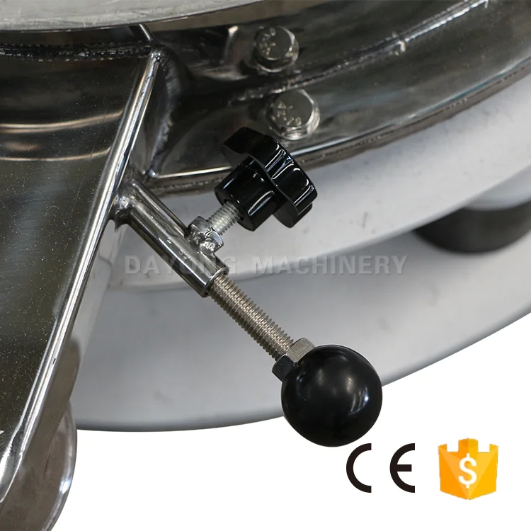 Straight direct discharge vibrating screen Deck Straight Flow Inline Compact Vibrating Screen for Sieving Flour