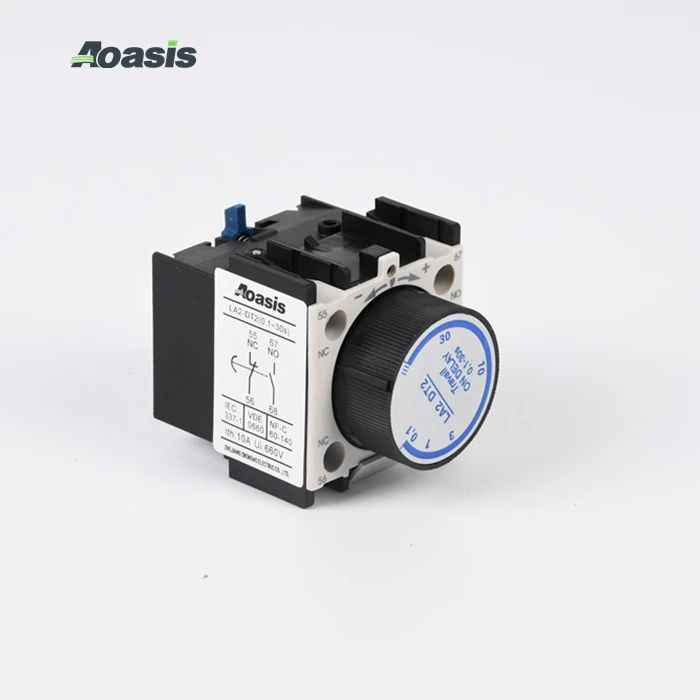 AOASIS LA2 DT2 DR2 time delay block relays  0.1s 30s on off time delay contactor