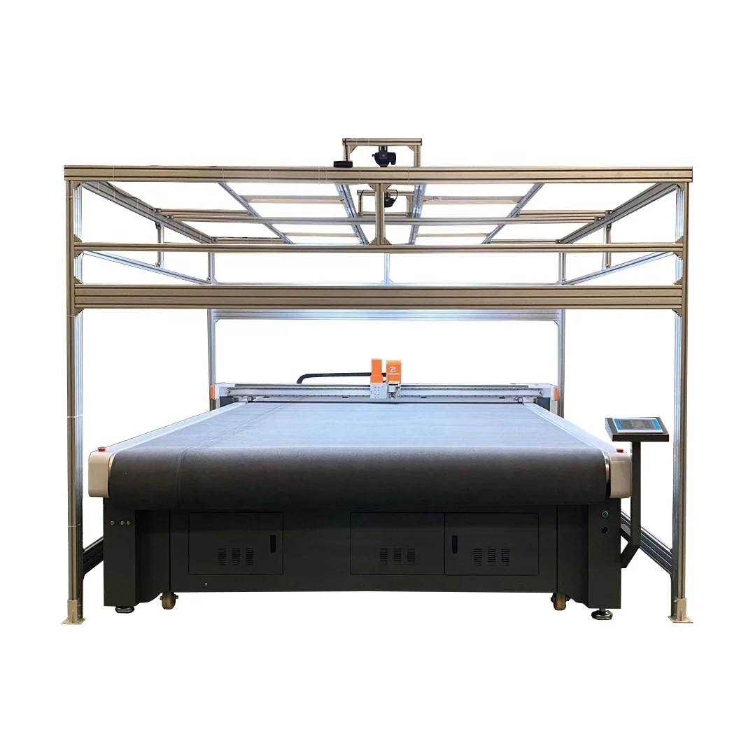 Customize Size CNC Automatic Digital Vibration Blade Cutting Plotter For Cutting Leather Flatbed Flat Cutter Plotter For Leather