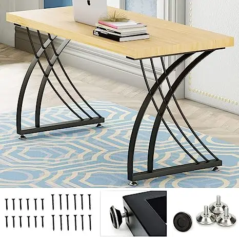 Furniture Factory Metal Simple Desk Legs Curved Shape Office Desk Table Legs Metal Dining Durable Coffee Table Bench Legs