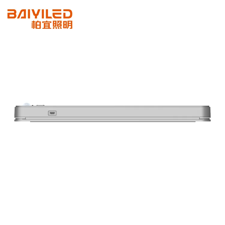 Usb Charging Closet Battery Powered led Wireless Motion Sensor Under Lamp Sliding Device Bathroom Mirror Cabinet with Light