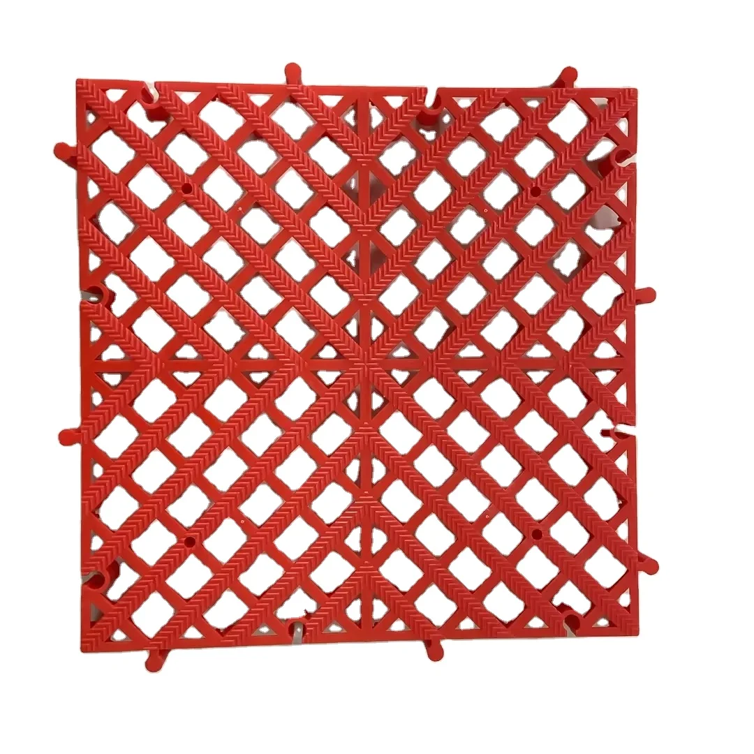 Heavy Duty Home Garage Instant Interlocking DIY Floor Tile Plastic Garage Floor Tiles