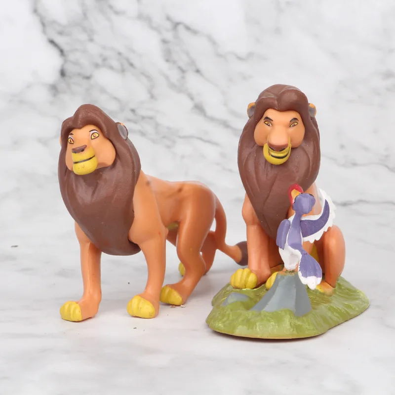 Newstar best selling The Lion King Figures Collection Movie Simba Toy Doll 8pcs/set Hakuna Matata Kid Cake Topper Toppers