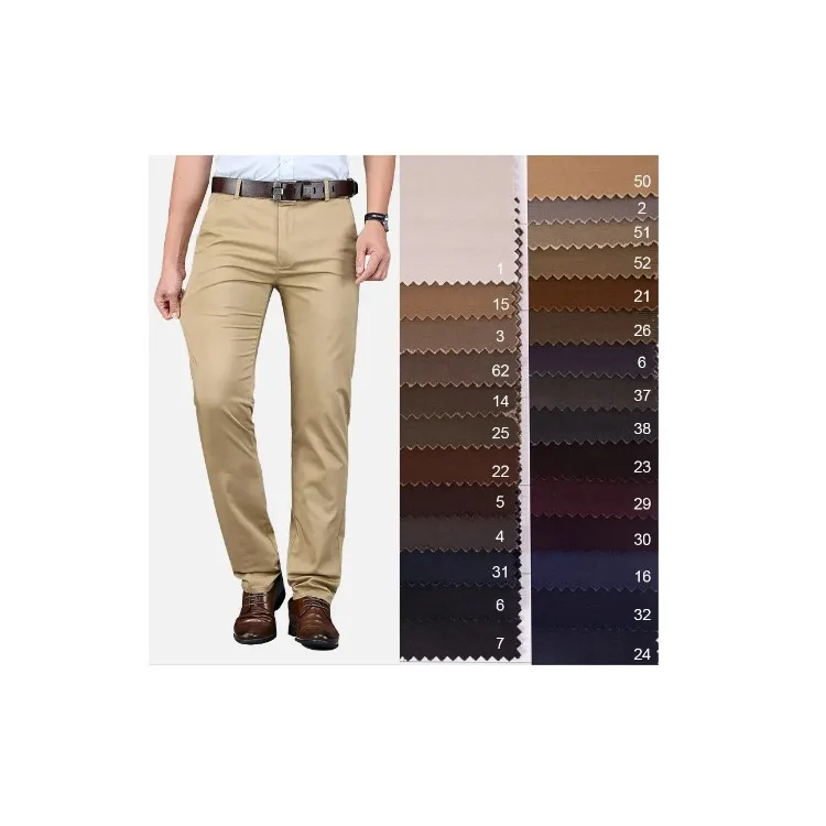 97% cotton 3% spandex elastic pants spandex cotton woven cotton twill elastine woven fabric for pants