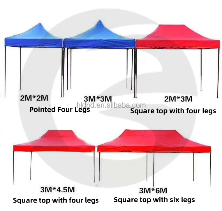 Steel architecture Custom Logo Printed Outdoor Advertising 3 x 6 Pop Up Canopy Tent For Events Display