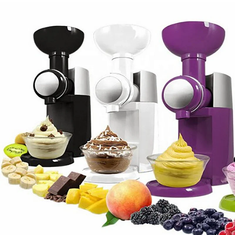 High Quality Home Used Homemade DIY Frozen Fruit Ice Cream Dessert Maker Machine