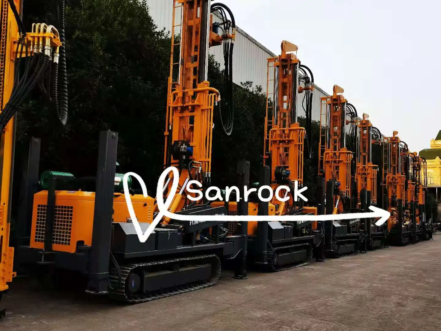 SR260 Water Well Drilling Rig Machine for 260M