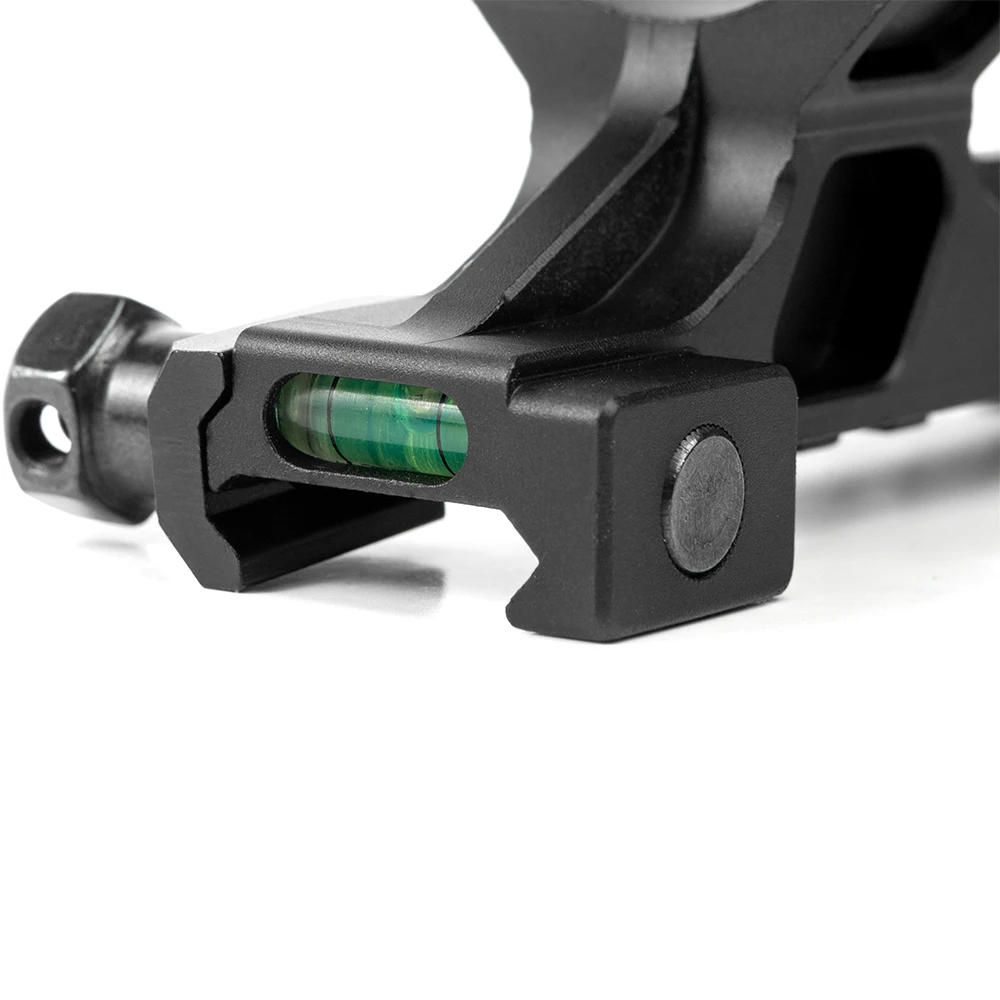 AR15 M4 M16 Extend Dual Ring Defense Rifle Optical Scope Mount 1 Inch /30mm Picatinny Weaver Rail with Bubble Level