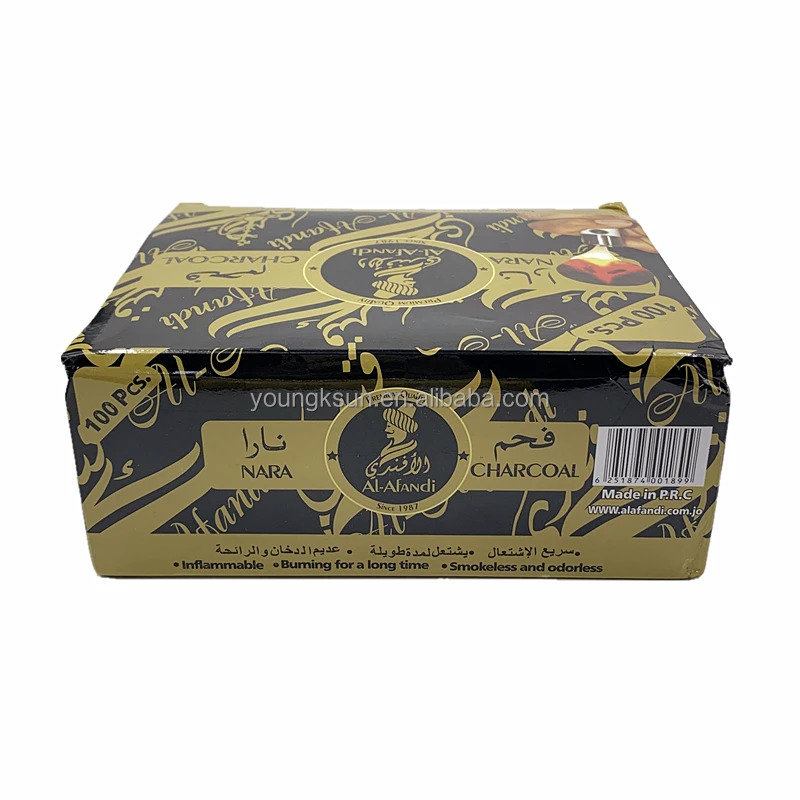 YKS low ash 35mm polo shisha fruit wood charcoal hookah coal smoking tobacco