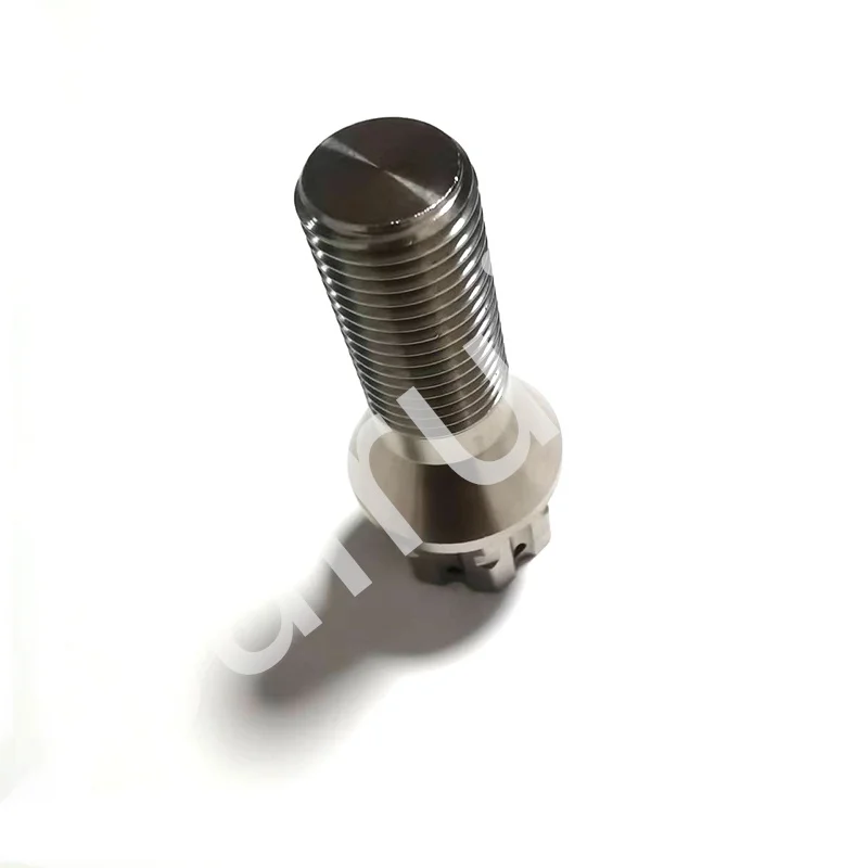 Gr5 m12x1.25 60 degree  cone seat  titanium wheel bolt for car