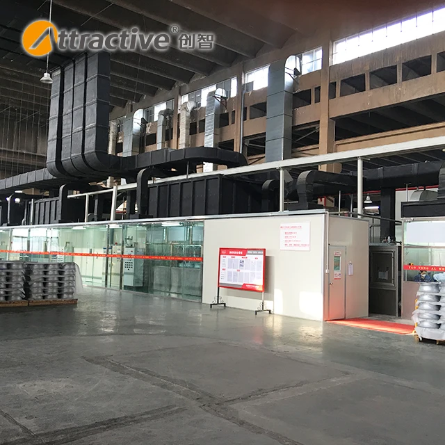 electric spray painting machine powder coating production line for manufacturing automobile bumpers and wooden door