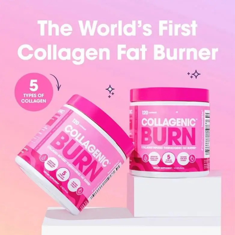 Collagen Burn Collagenic Fat Burner Thermogenic Weight Loss Management Energy Youthful Skin powders