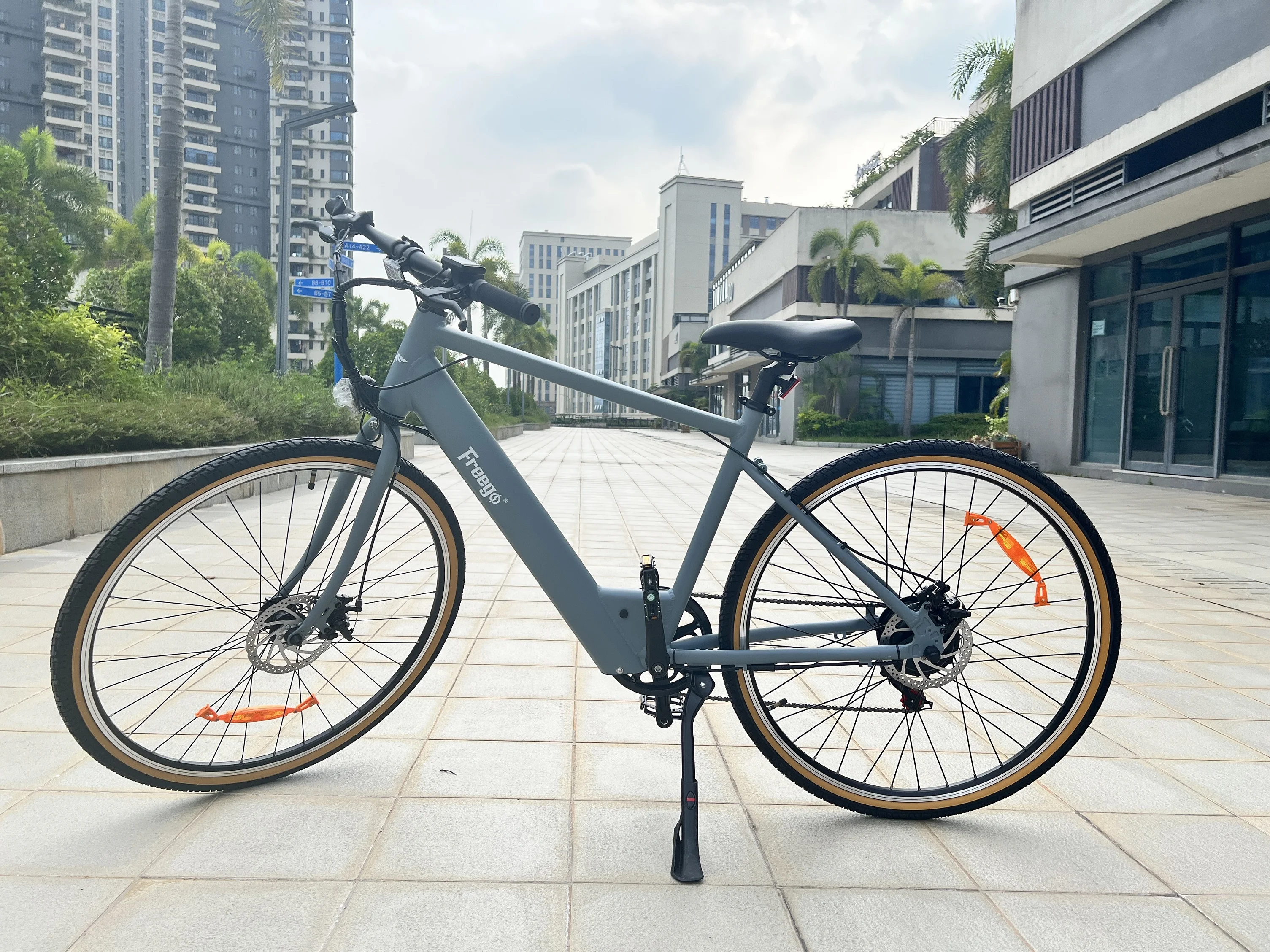 Pedaling Assit E Bike 250w Motor 36v 9ah Battery 25km/H Speed 700*40c Adult E Bike Electric Bicycle