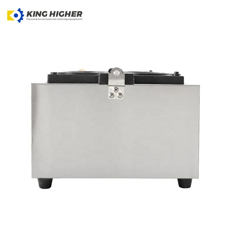 Professional Custom Coin Shaped Waffle Maker Machine with Custom Logo for Home Restaurant Use New Condition Retail Industries