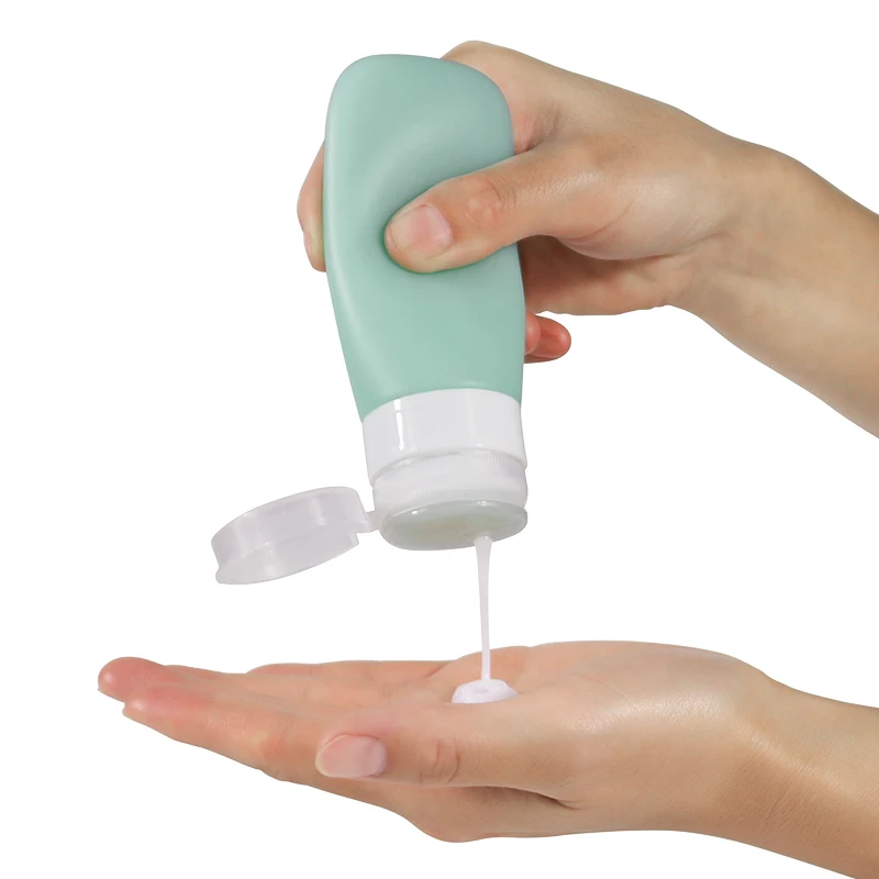 2021 new best hot selling amazon squeezable silicone toiletry bottle silicone shampoo bottle travel bottles silicone