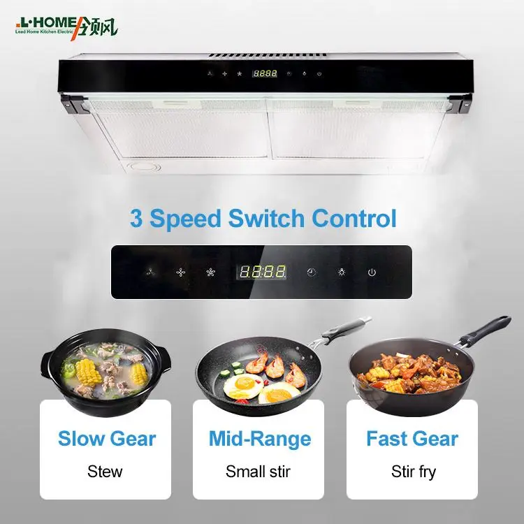 Super suction Range Hood Gas Stove Set Household Top Side Double Suction Pumping Unit