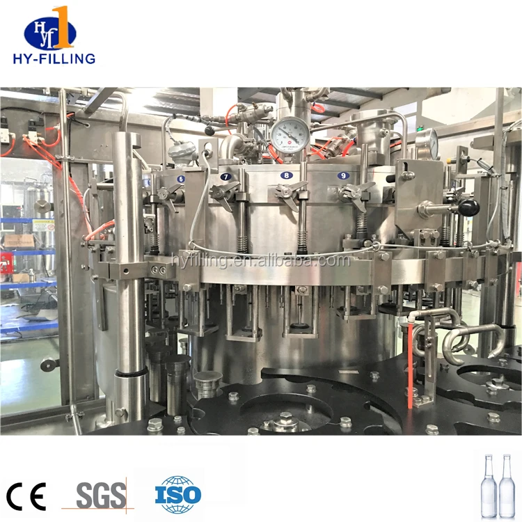 commercial soda water maker and filling machine sparkling juice bottling equipment