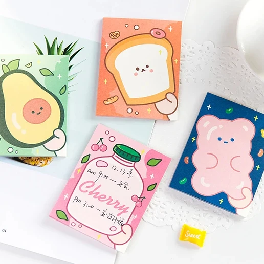 Wholesale Promotional Writing Notepads Post Note Hogwarts Custom Kawaii Sticky Notes Memopad Set