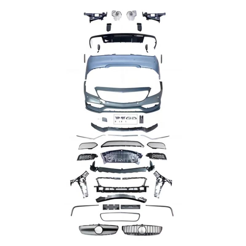Body Kit for CLS Class W218 2011-2014 Old Upgrade to New CLS63 2015 PP Material Car Bumpers Car Accessories Auto Tuning Parts