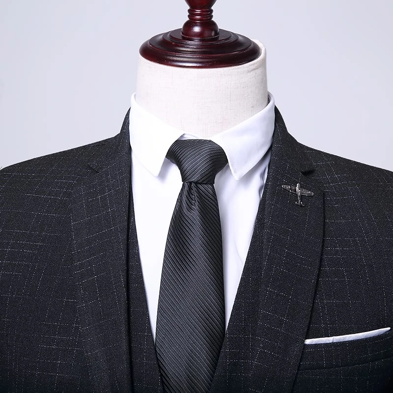 Accept custom luxury wool mens wedding 3 piece tuxedo suits