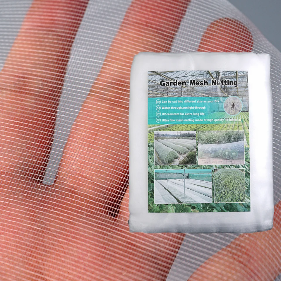 10ft x 32ft Square Garden plastic insect net greenhouse mosquito proof mesh polyethylene netting with uv resistance