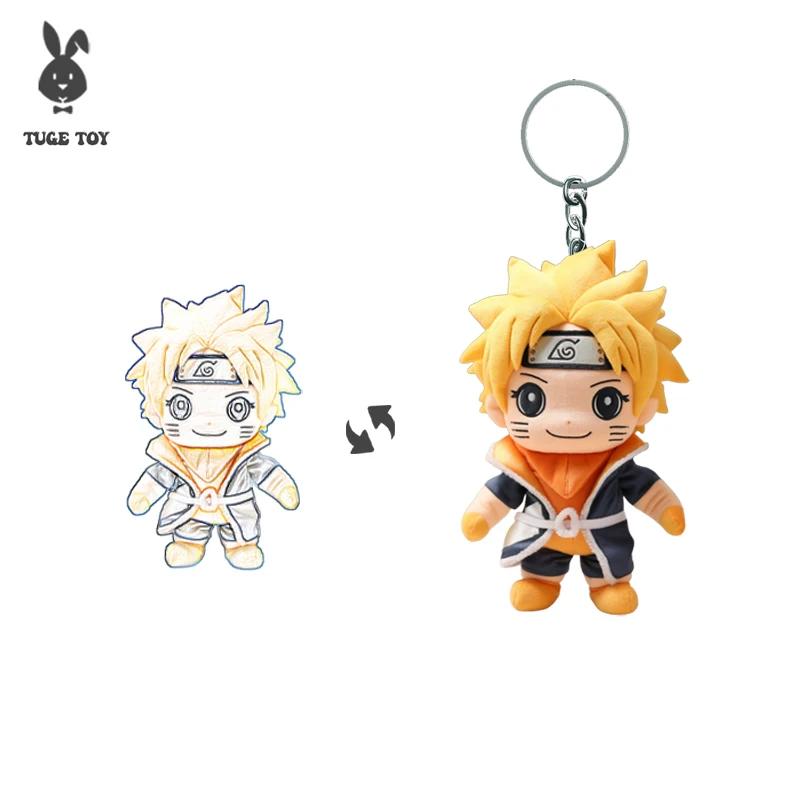 TUGE-Professional custom made 3D face star doll plush toys custom plush doll custom anime plush stuffed doll